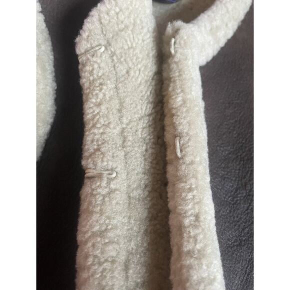 Ralph Lauren Collection Purple Label Cropped Shearling Vest Leather Runway Top - Picture 8 of 16